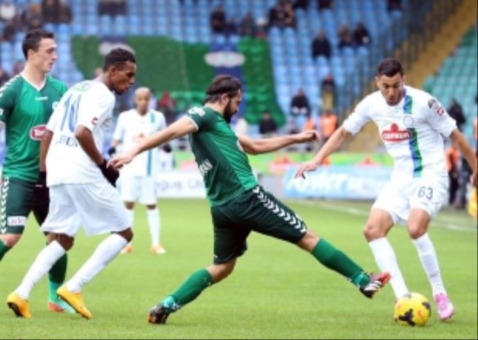Rizespor Konyaspor beraberlik sağladı Rizespor Konyaspor beraberlik sağladı