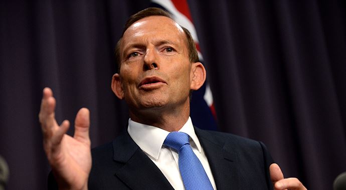 Avustralya Başbakanı Abbott Irak'ta Avustralya Başbakanı Abbott Irak'ta