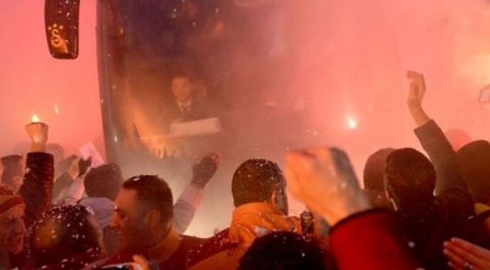 Galatasaray&#039;a mükemmel karşılama