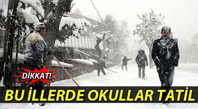 Hangi İllerde Okullar Tatil?