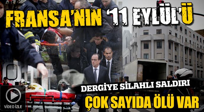 Fransız dergisine silahlı saldırı: 12 ölü Fransız dergisine silahlı saldırı: 12 ölü
