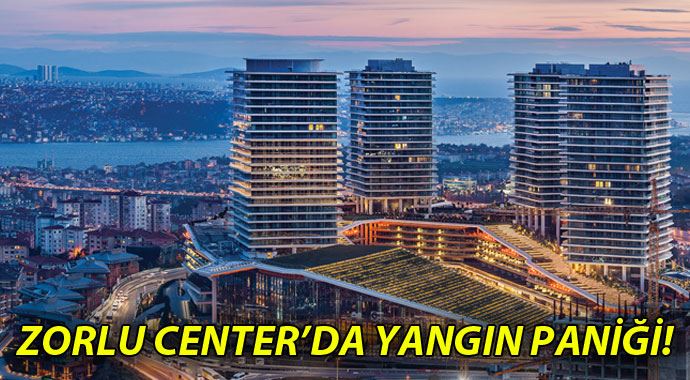 Zorlu Center'da yangın paniği! Zorlu Center'da yangın paniği!