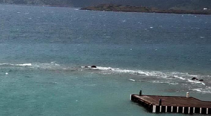 Bodrum kuvvetli rüzgara teslim