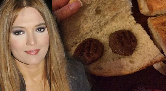 Demet Akalın'ı çıldırtan köfte Demet Akalın'ı çıldırtan köfte