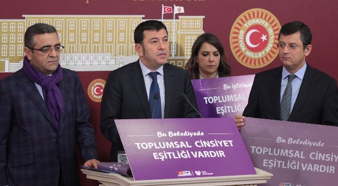 CHP'den mor bayrak projesi CHP'den mor bayrak projesi