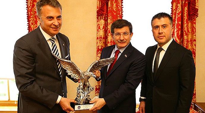 Davutoğlu, Fikret Orman'ı kabul etti Davutoğlu, Fikret Orman'ı kabul etti