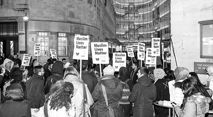 BBC'ye protesto BBC'ye protesto
