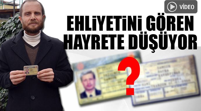 Bu adamın ehliyetini gören polisler şaşkına dönüyor Bu adamın ehliyetini gören polisler şaşkına dönüyor