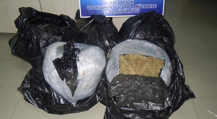 Malatya&#039;da 40 kilo esrar yakalandı