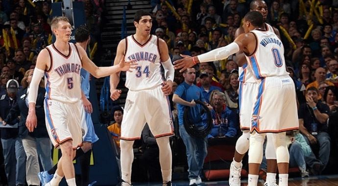 Oklahoma'da Enes Kanter fırtınası Oklahoma'da Enes Kanter fırtınası