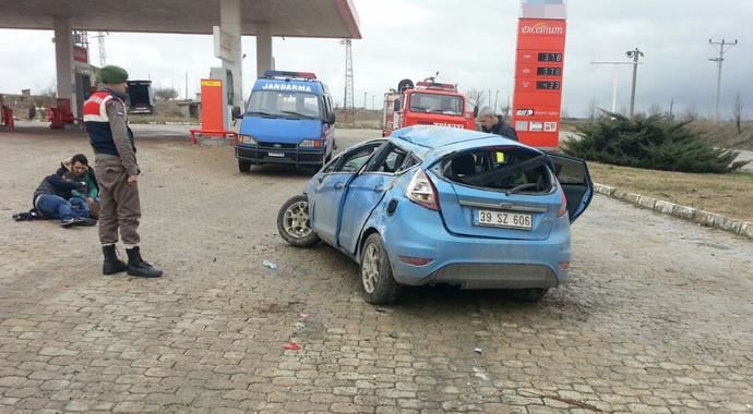 Av yolunda feci kaza: 4 yaralı Av yolunda feci kaza: 4 yaralı
