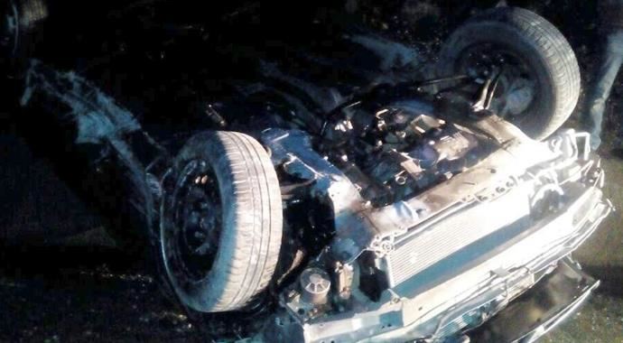 Adıyaman&#039;da otomobil takla attı, 1 yaralı var