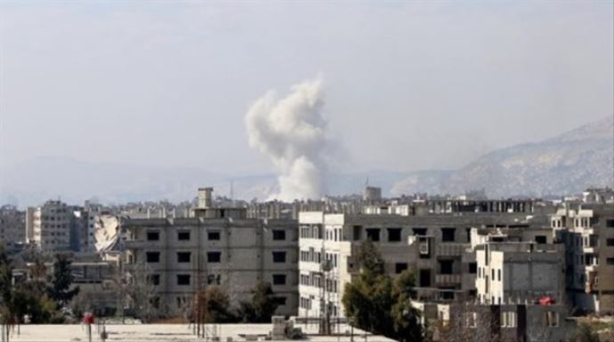 Muhalifler Şam'ı roket yağmuruna tuttu! Muhalifler Şam'ı roket yağmuruna tuttu!