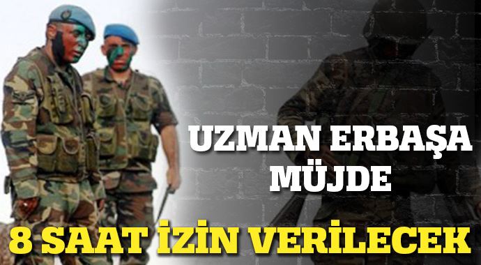Uzman erbaşa engelli izni