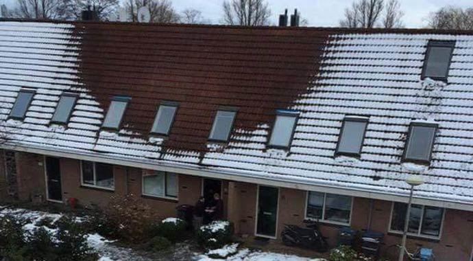 Hollanda polisi: 'Çatısında kar olmayan evleri ihbar edin' Hollanda polisi: 'Çatısında kar olmayan evleri ihbar edin'