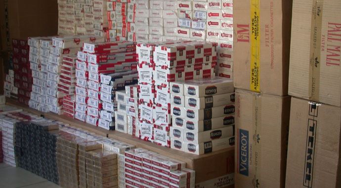 Başkentte kaçak sigara operasyonu Başkentte kaçak sigara operasyonu