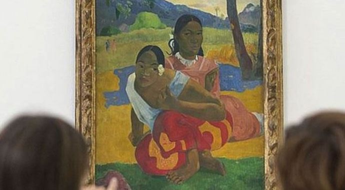 Gauguin'in 'Tahitili kızları' 300 milyon dolara satıldı Gauguin'in 'Tahitili kızları' 300 milyon dolara satıldı