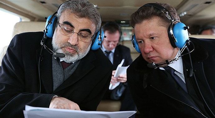 Bakan Yıldız, Türk akımı projesini inceledi Bakan Yıldız, Türk akımı projesini inceledi
