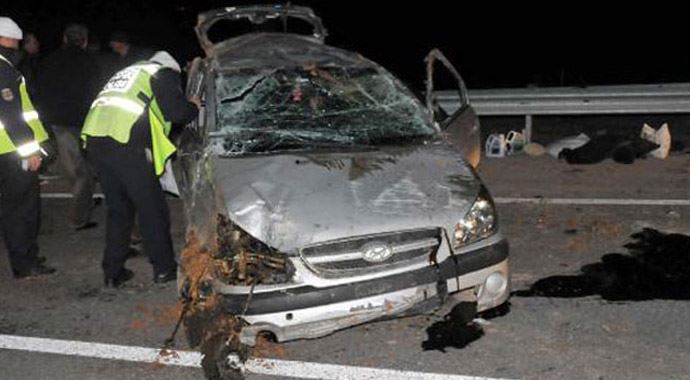 Sivas&#039;ta trafik kazası, 6 yaralı