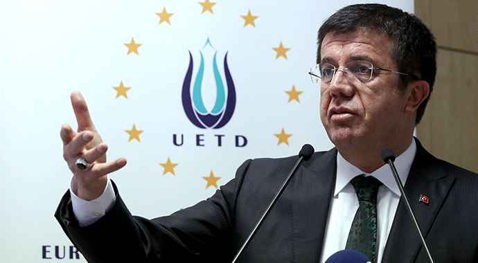 Ekonomi Bakanı Zeybekci, UETD toplantısında konuştu