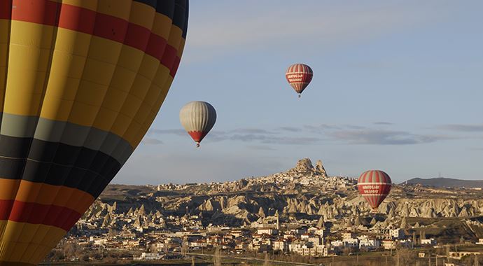 Kapadokya turizmini balonlar 'uçurdu' Kapadokya turizmini balonlar 'uçurdu'