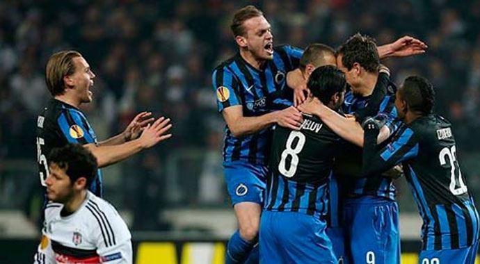 Beşiktaş havlu attı, Brugge ünvanını korudu Beşiktaş havlu attı, Brugge ünvanını korudu