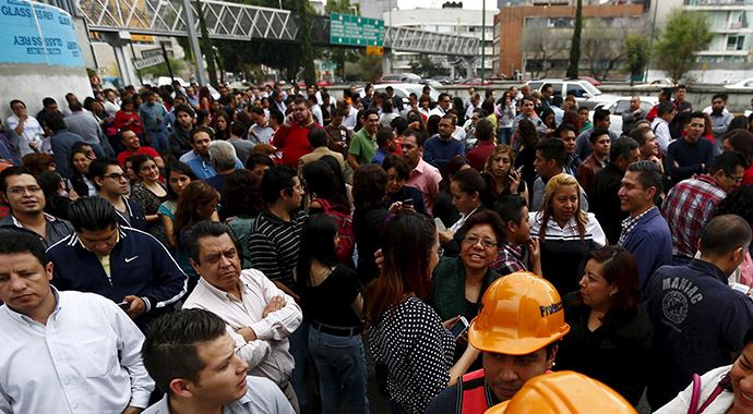 Meksika'da 5,4 büyüklüğünde deprem Meksika'da 5,4 büyüklüğünde deprem