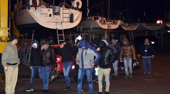 Bodrum'da kaçak operasyonu Bodrum'da kaçak operasyonu