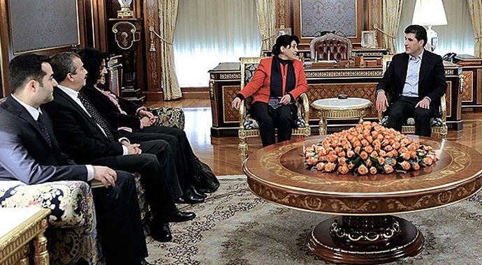 HDP heyeti Irak'ta HDP heyeti Irak'ta