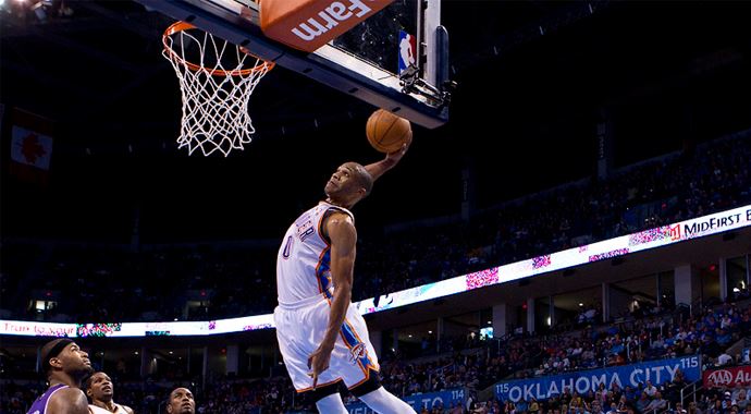 Westbrook'un triple double yapması yeterli olmadı Westbrook'un triple double yapması yeterli olmadı
