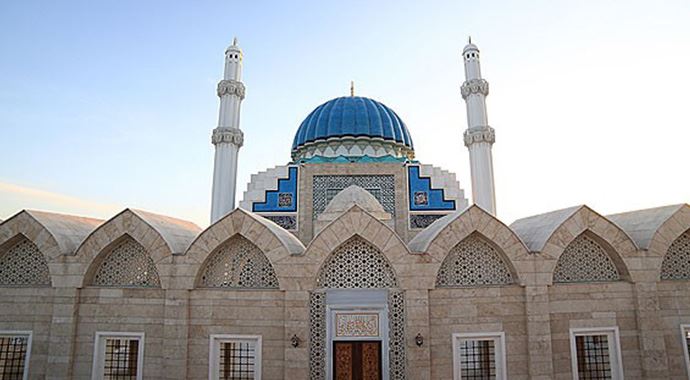 Hoca Ahmet Yesevi Camii ibadete hazır Hoca Ahmet Yesevi Camii ibadete hazır