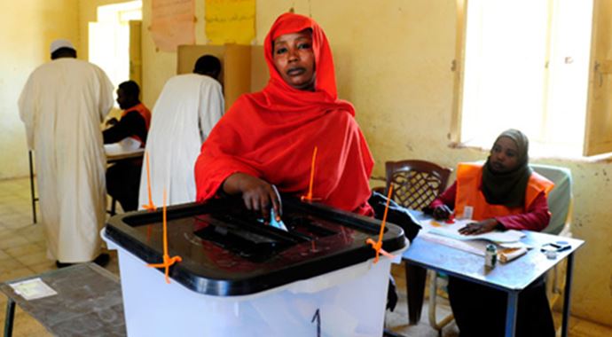 Sudan sandık başında Sudan sandık başında