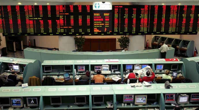 Borsa haftaya yatay başladı Borsa haftaya yatay başladı