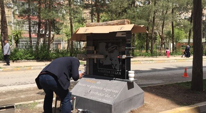 Şehit edildiği yere anıtı dikildi Şehit edildiği yere anıtı dikildi