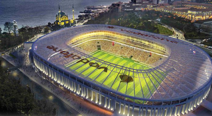 Beşiktaş henüz tamamlanmayan yeni stadından süper bir gelir elde etti