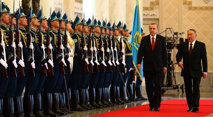 Erdoğan resmi törenle karşılandı! Erdoğan resmi törenle karşılandı!
