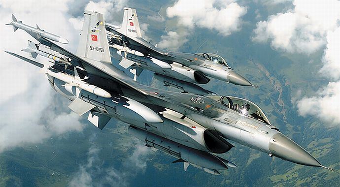 F-16&#039;lar Yunanistan ve Suriye tarafından taciz edildi