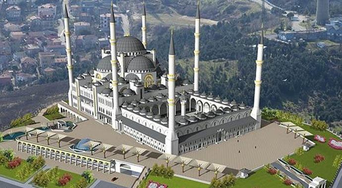 Çamlıca Camisi'nin yüzde 75'i tamam Çamlıca Camisi'nin yüzde 75'i tamam