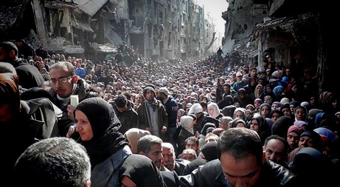 Yermuk'ta şiddetli çatışmalar sürüyor Yermuk'ta şiddetli çatışmalar sürüyor
