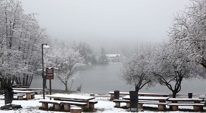 Bolu'da kar sürprizi Bolu'da kar sürprizi
