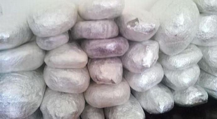 Aydın'da 79 kilo esrar ele geçirildi