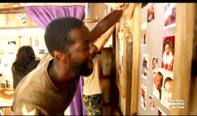 Pascal Nouma bebeğini ilk kez Survivor&#039;da gördü!