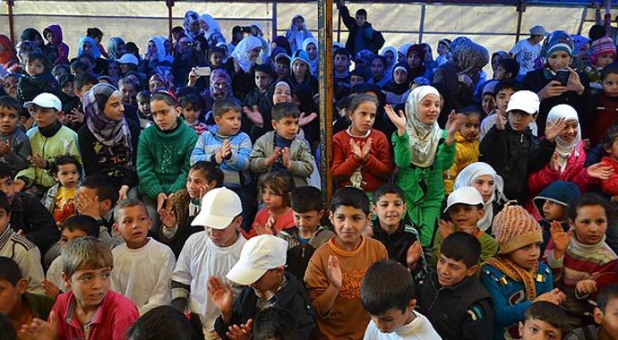 &quot;Savaşın çocukları&quot;ndan barış mesajları