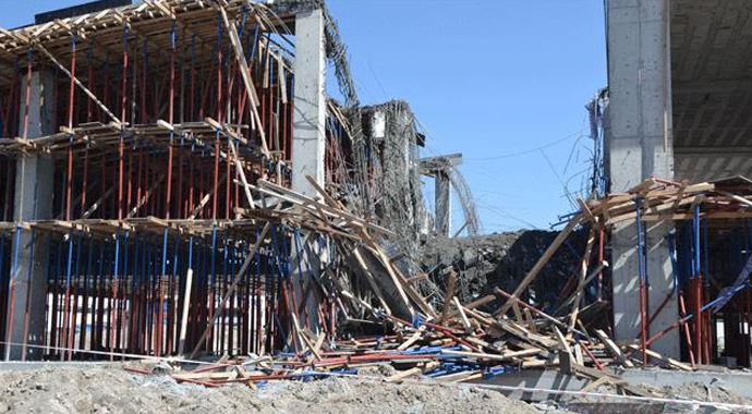 İnşaatta göçük: 2 yaralı İnşaatta göçük: 2 yaralı