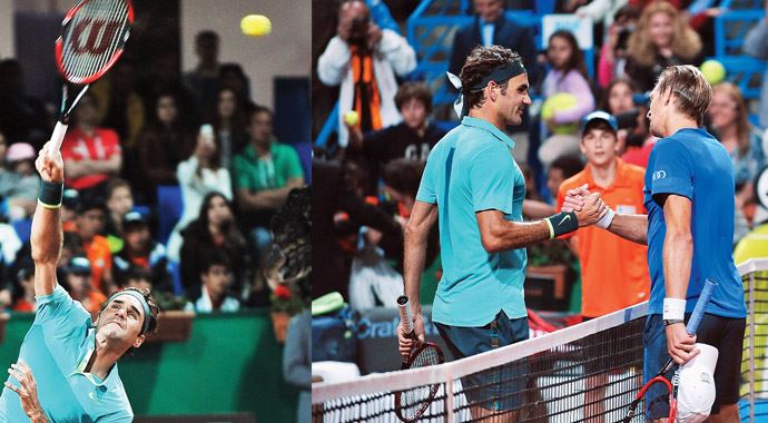Roger Federer İstanbul Open'a hızlı başladı Roger Federer İstanbul Open'a hızlı başladı