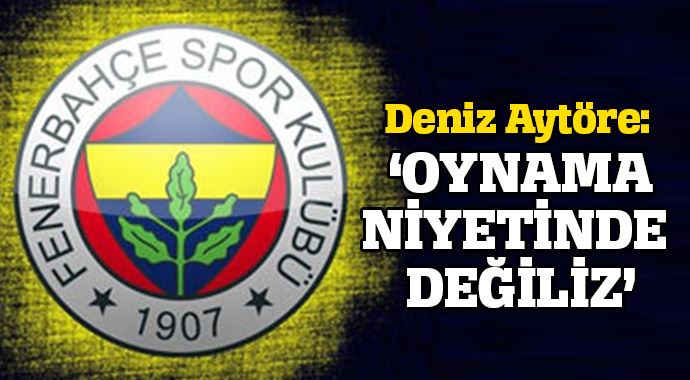 Fenerbahçe'den basın açıklaması Fenerbahçe'den basın açıklaması