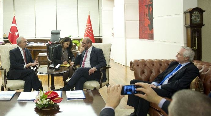 Kılıçdaroğlu Avrupa Parlamentosu Başkanı'yla görüştü Kılıçdaroğlu Avrupa Parlamentosu Başkanı'yla görüştü