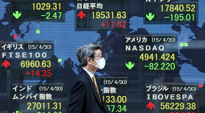 Asya borsaları Japonya hariç geriledi Asya borsaları Japonya hariç geriledi