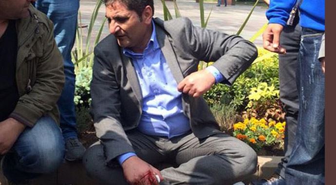 CHP'li vekil polis aracının camını kırdı CHP'li vekil polis aracının camını kırdı