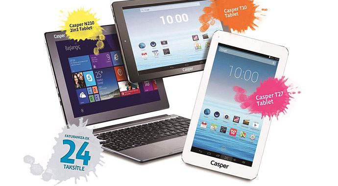 Türk Telekom'dan iş yerlerine 9,90 TL taksitle tablet